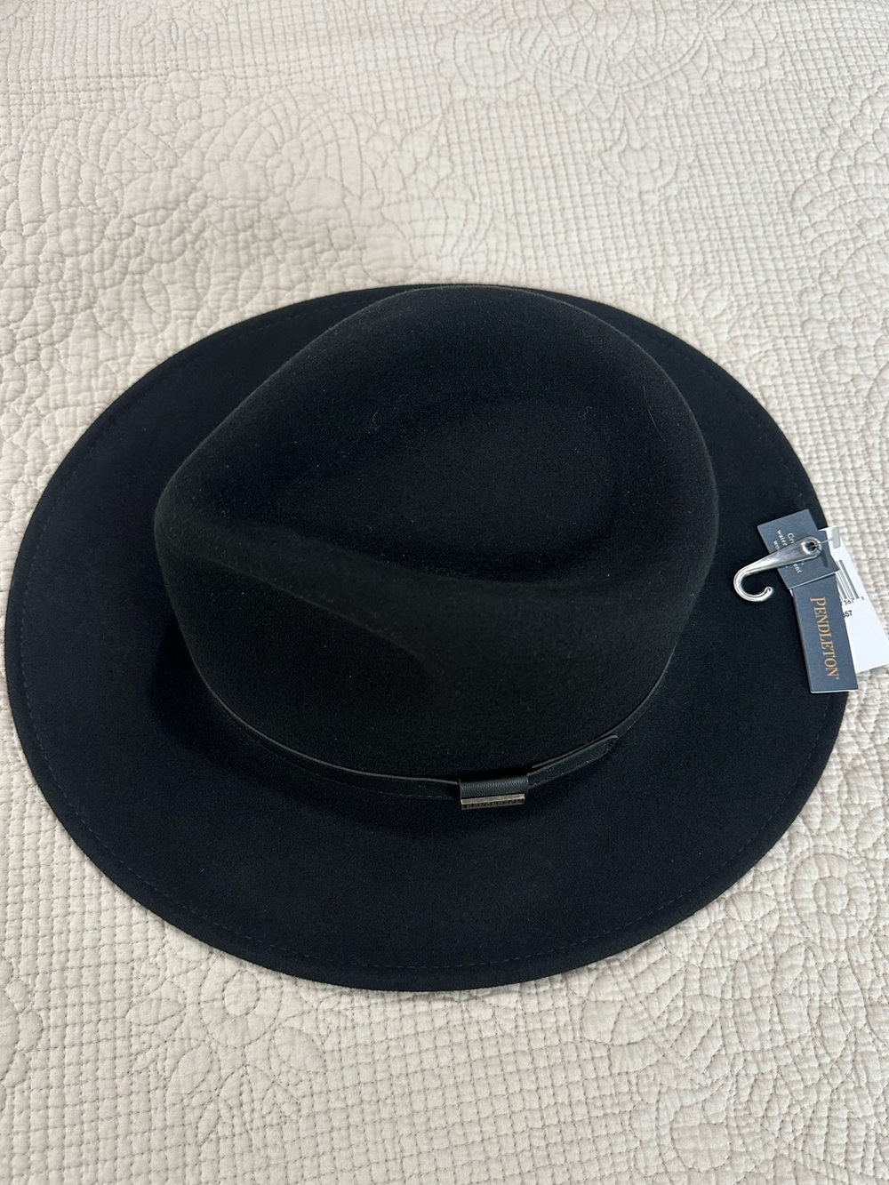 Pendleton Outback Hat Men Large Pure Wool Black Western Cowboy Outdoor - Picture 2 of 6